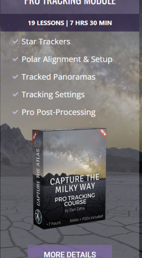Скачать с Яндекс диска CapturetheAtlas — Dan Zafra — Capture the Milky Way – Pro Tracking Module